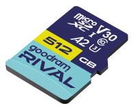 GOODRAM 512GB microSDXC RIVAL M2AA 170MB/s A2 UHS-I U3 V30 - 1536717 - zdjęcie 2